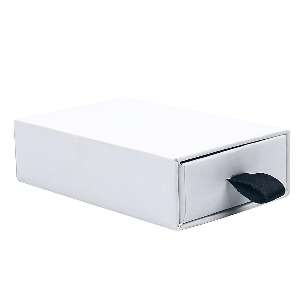 Custom Paper Box with Fabric Ribbon Pull Tab - 2