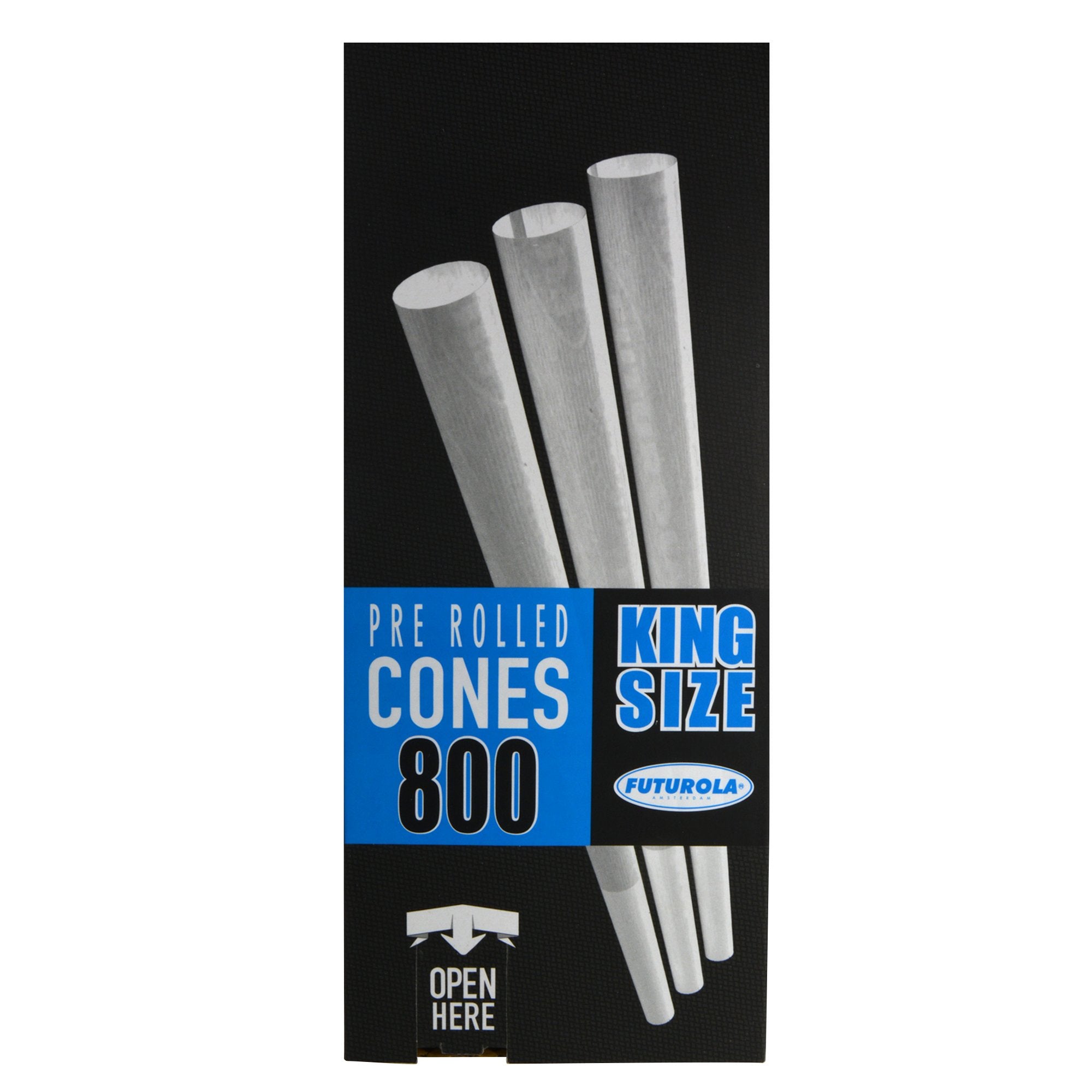 FUTUROLA | King Size Pre-Rolled Cones | 109mm - Classic White Paper - 800 Count - 4