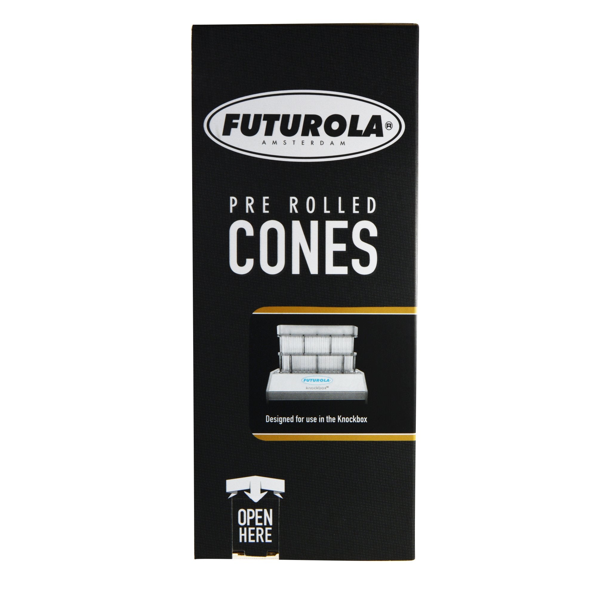 FUTUROLA | 1 1/4 Size Pre-Rolled Cones | 84mm - Dutch Brown Paper - 900 Count - 4