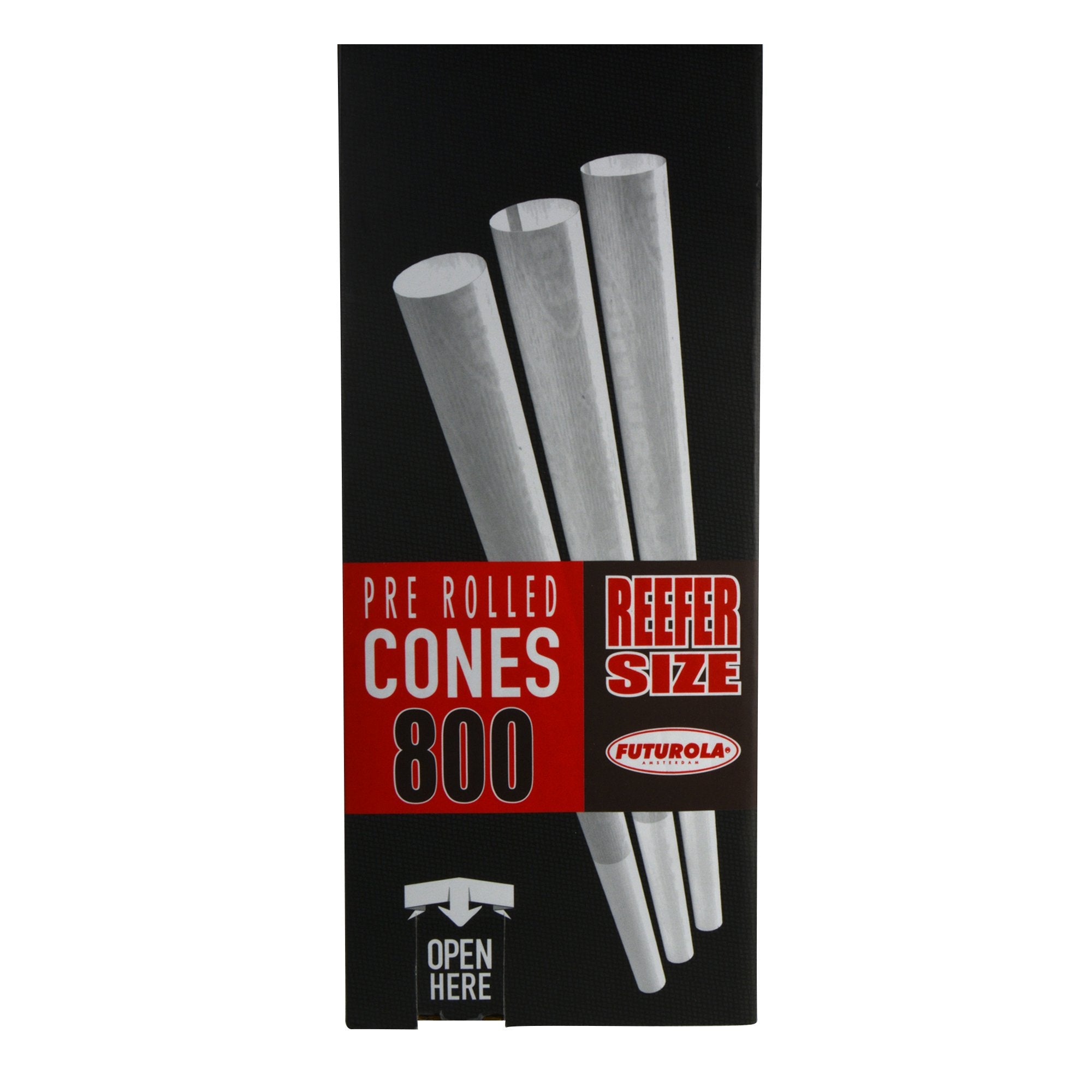 FUTUROLA | Reefer Size Pre-Rolled Cones | 98mm - Classic White Paper - 800 Count - 3