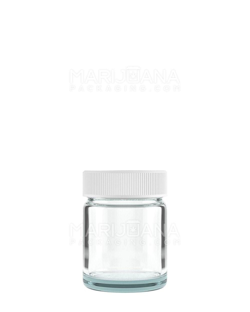 Glass Jars with White Cap | 38mm - 1oz - 252 Count - 1