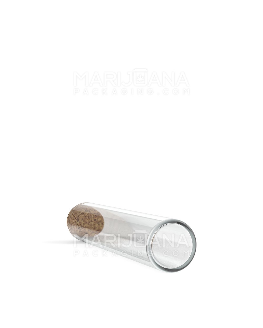 Glass Pre-Roll Tube with Cork Top | 120mm - Clear Glass - 640 Count - 10