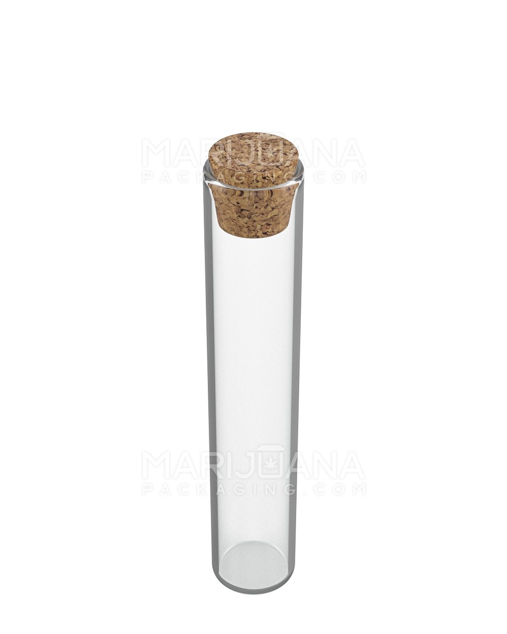 Glass Pre-Roll Tube with Cork Top | 120mm - Clear Glass - 640 Count - 5