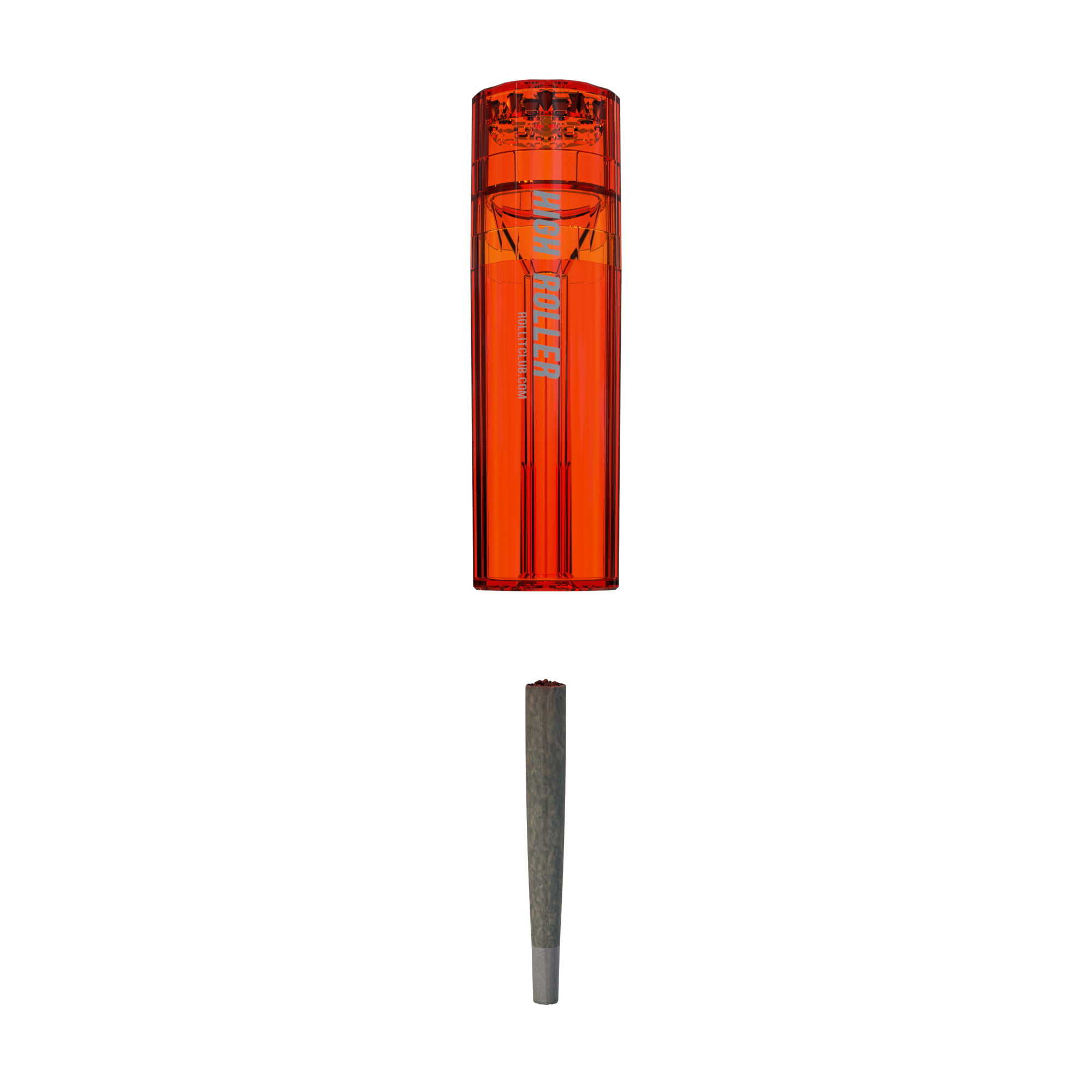 HIGHROLLER | Magnetic Plastic Grinder w/ Storage | 4 Piece - 38mm - Red - 13