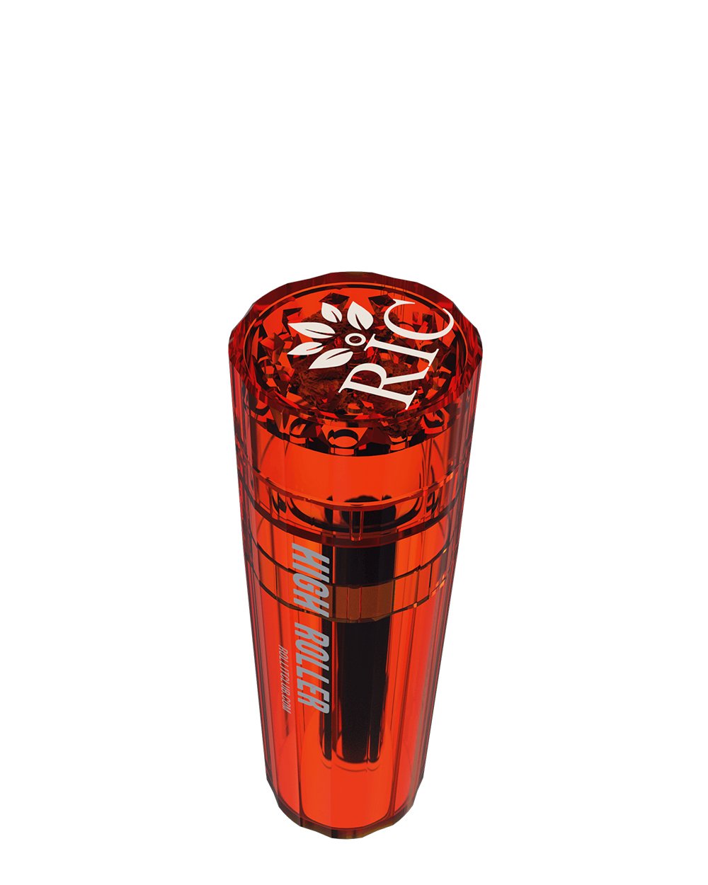 HIGHROLLER | Magnetic Plastic Grinder w/ Storage | 4 Piece - 38mm - Red - 5