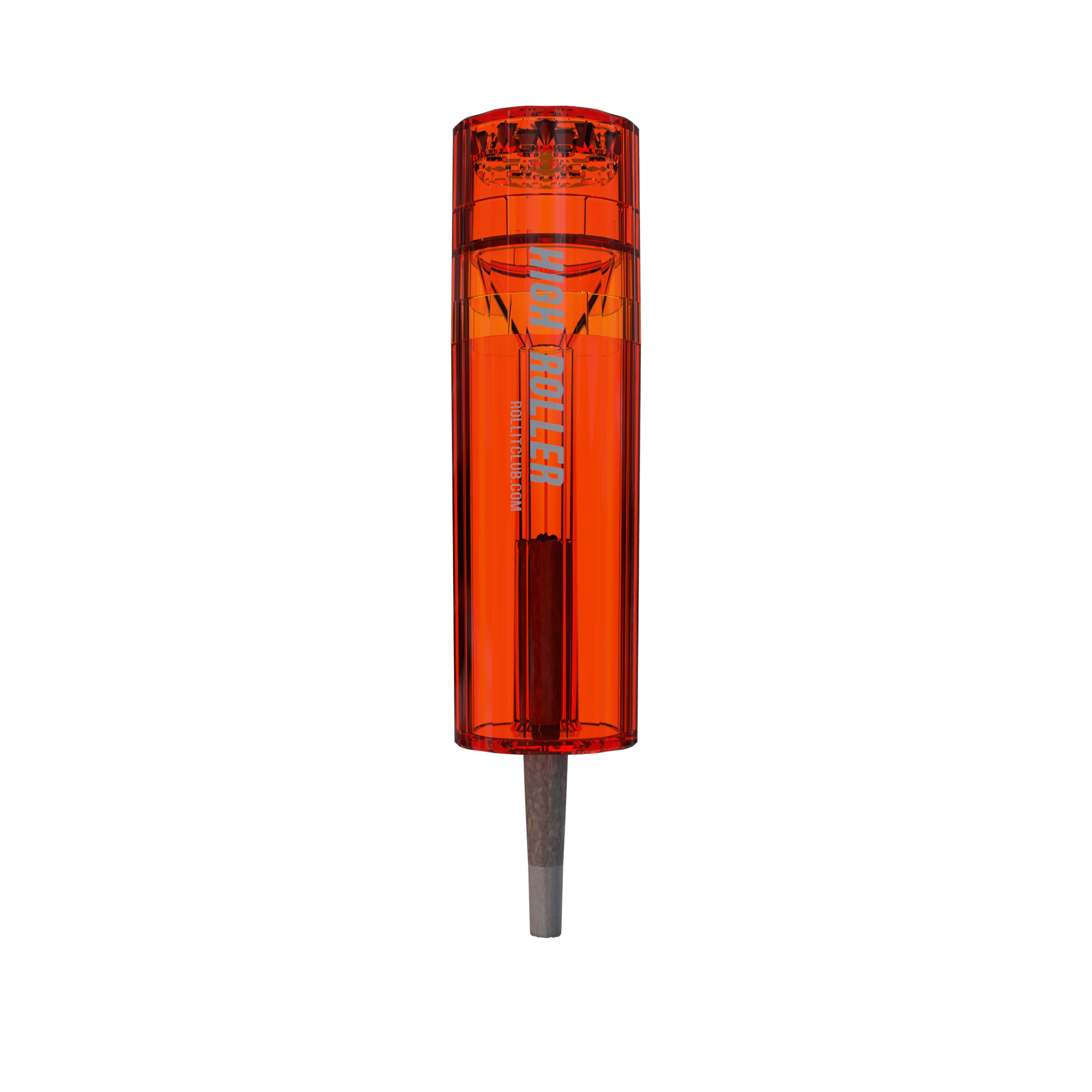 HIGHROLLER | Magnetic Plastic Grinder w/ Storage | 4 Piece - 38mm - Red - 12