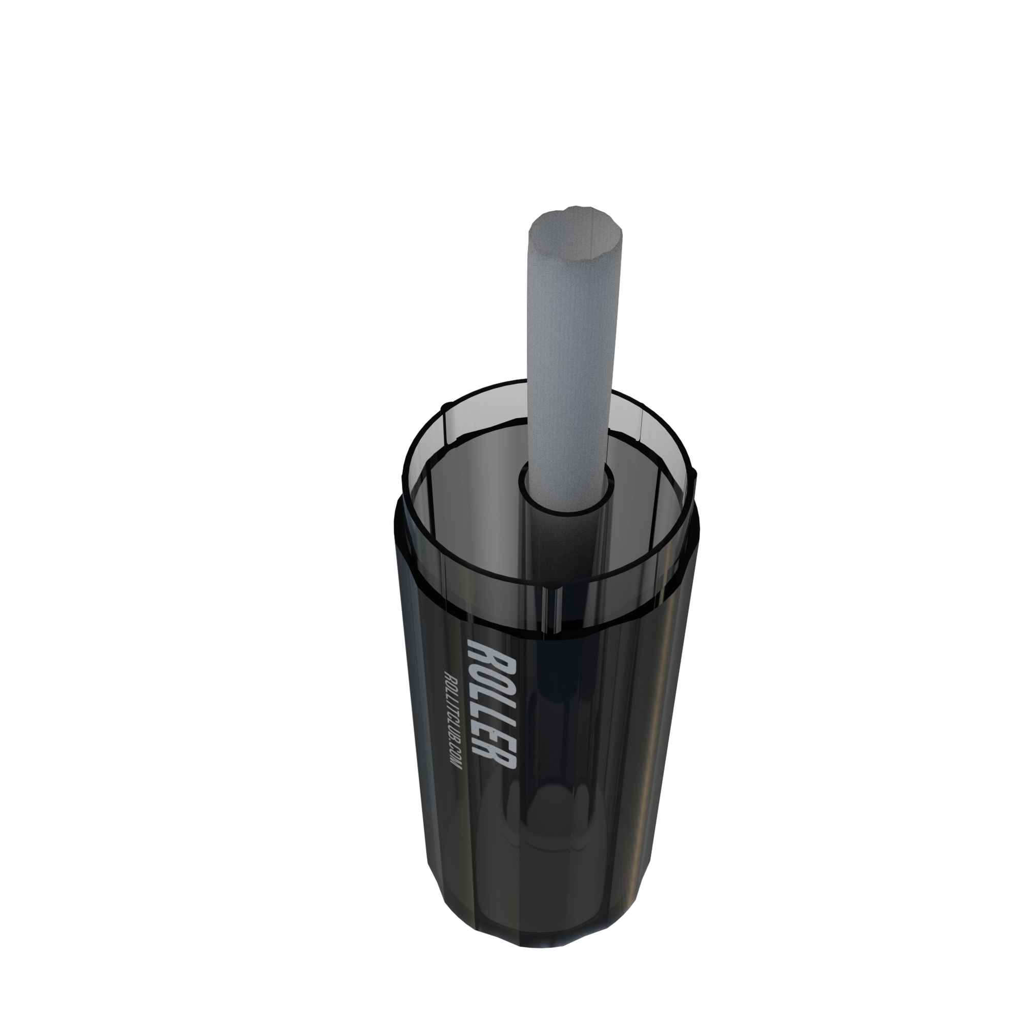 HIGHROLLER | Magnetic Plastic Grinder w/ Storage | 4 Piece - 38mm - Smoke - 9