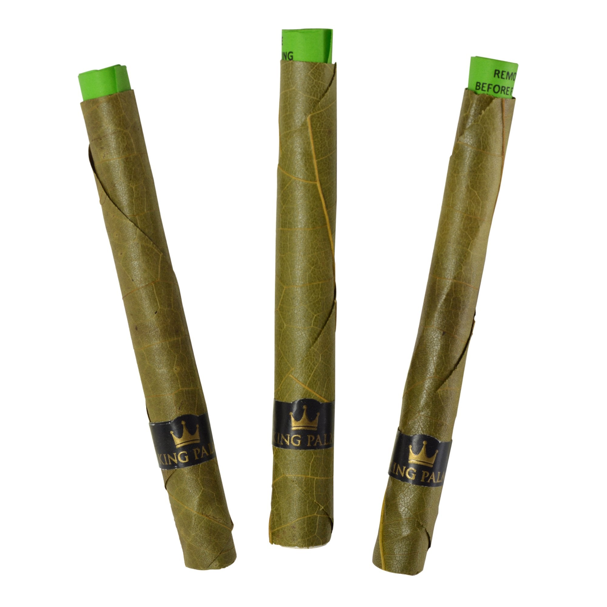 KING PALM | 'Retail Display' Mini Rolled Blunt Wrap Packs | 84mm - Natural Leaf - 8 Count - 3