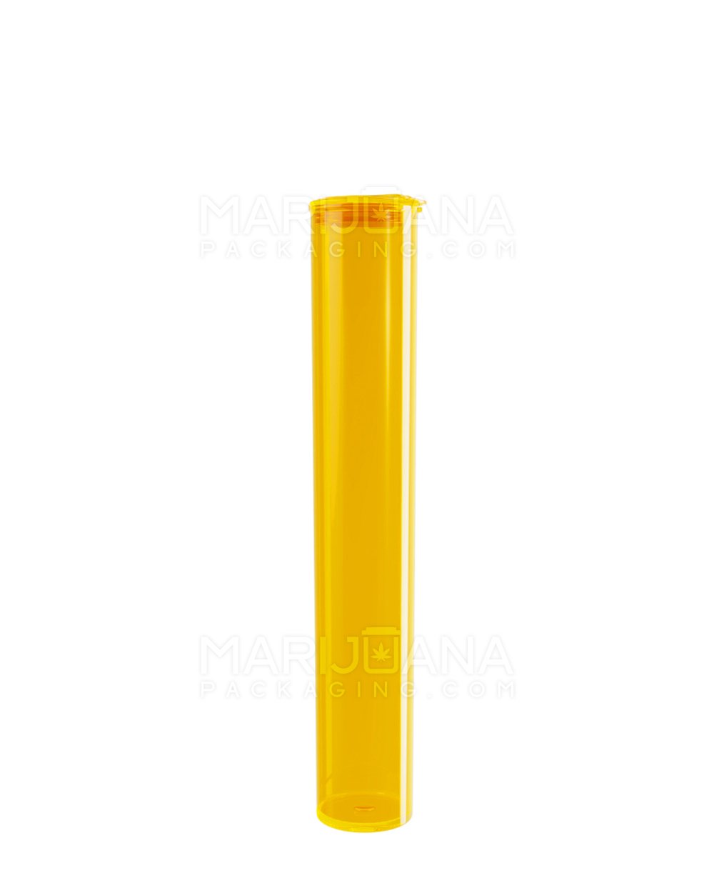 King Size Pop Top Transparent Plastic Pre-Roll Tubes | 116mm - Amber - 100 Count - 3