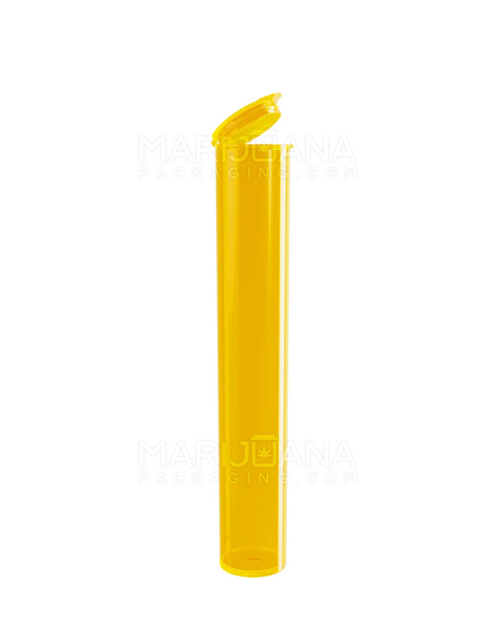 King Size Pop Top Transparent Plastic Pre-Roll Tubes | 116mm - Amber | Sample - 1