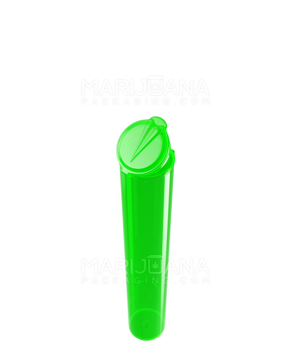 King Size Pop Top Translucent Plastic Pre-Roll Tubes | 116mm - Green - 100 Count - 4