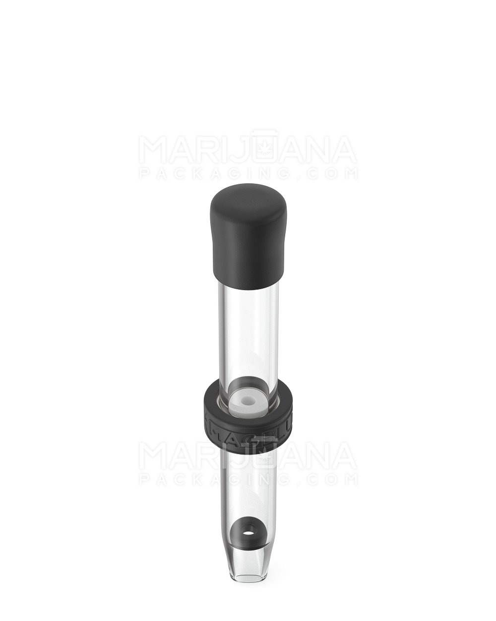 MAGBLUNT | Magnetic Asher Band Glass Blunt | 4in Long - Glass - Clear - 3