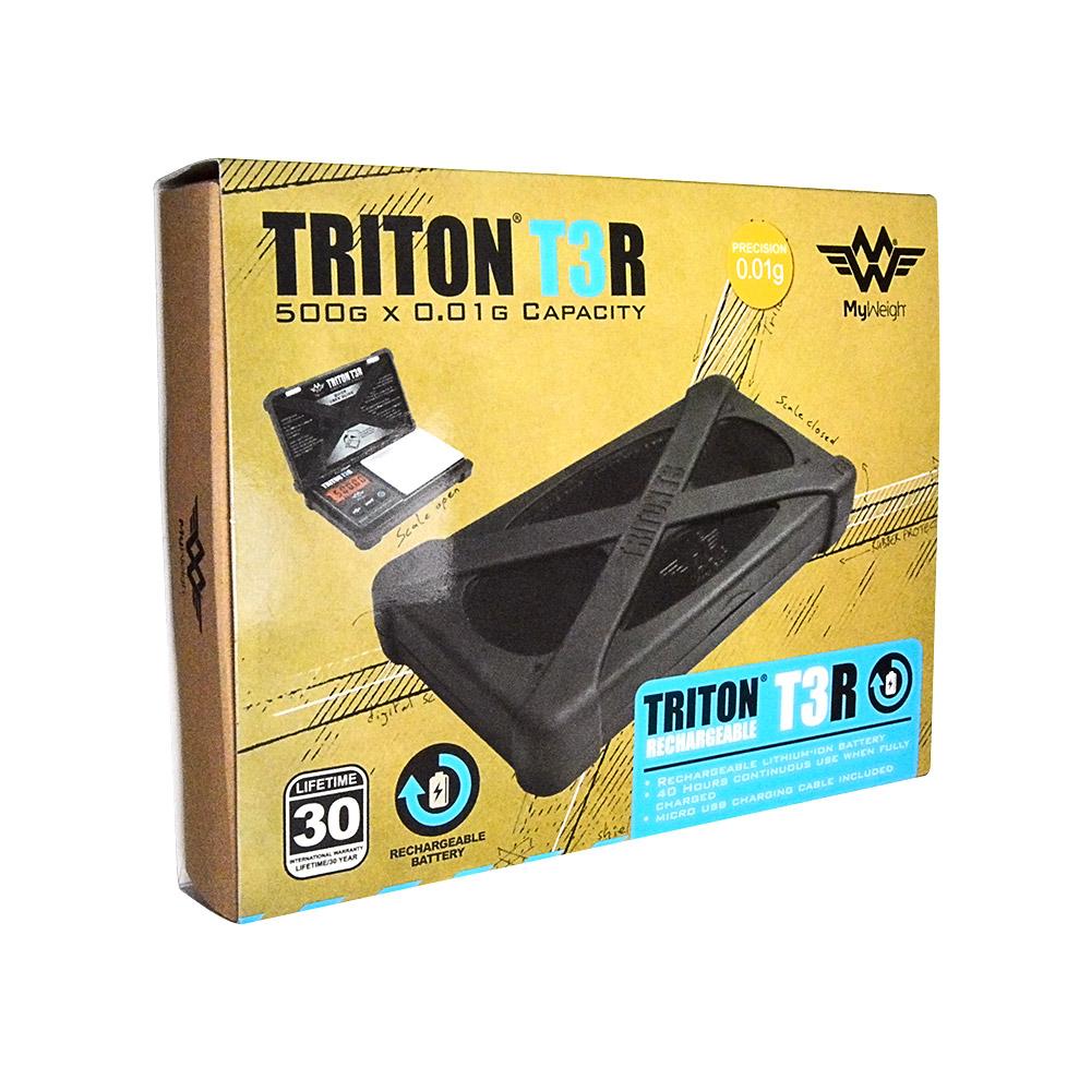 MY WEIGH | Triton T3 Rechargeable Digital Scale | 500g Capacity - 0.01g Readability - 4