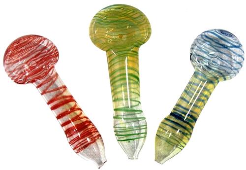 Assorted Spiral Spoon Hand Pipe | 2.5in Long - Glass - 100 Count - 4
