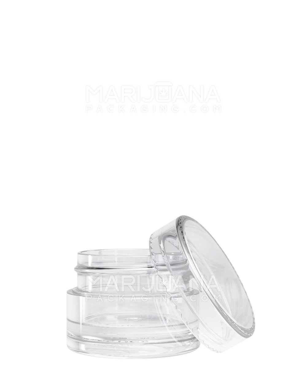 Clear Thick Wall Container w/ Screw Top Cap | 3.7mL - Plastic - 1300 Count - 1