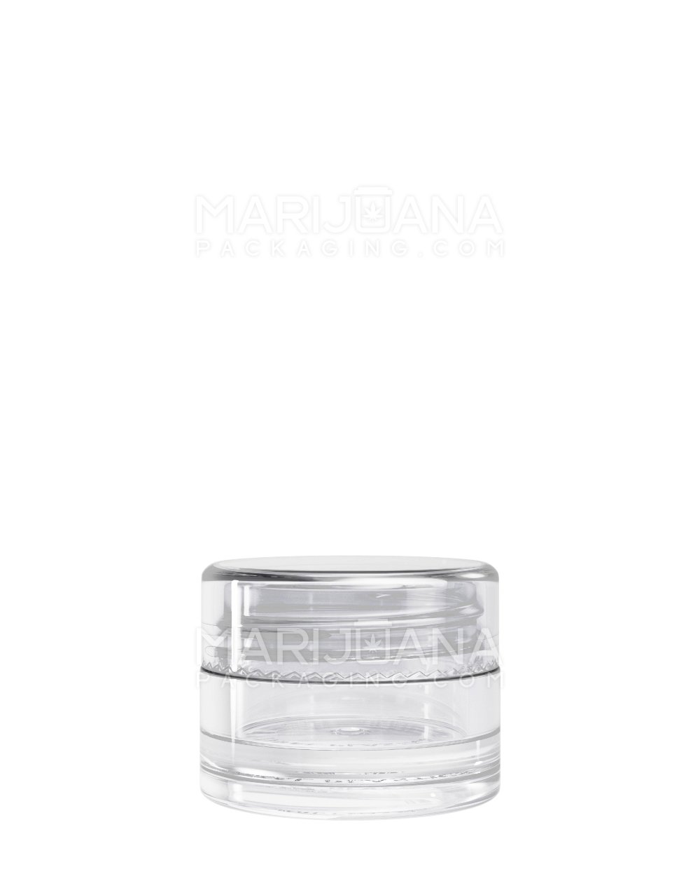 Clear Thick Wall Container w/ Screw Top Cap | 3.7mL - Plastic - 1300 Count - 2