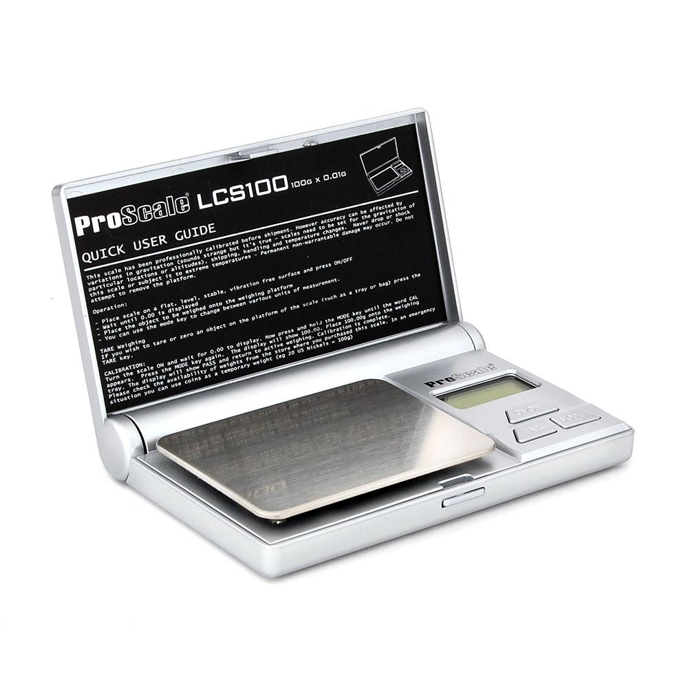 PRO SCALE | LCS100 Digital Scale | 100g Capacity - 0.01g Readability - 1