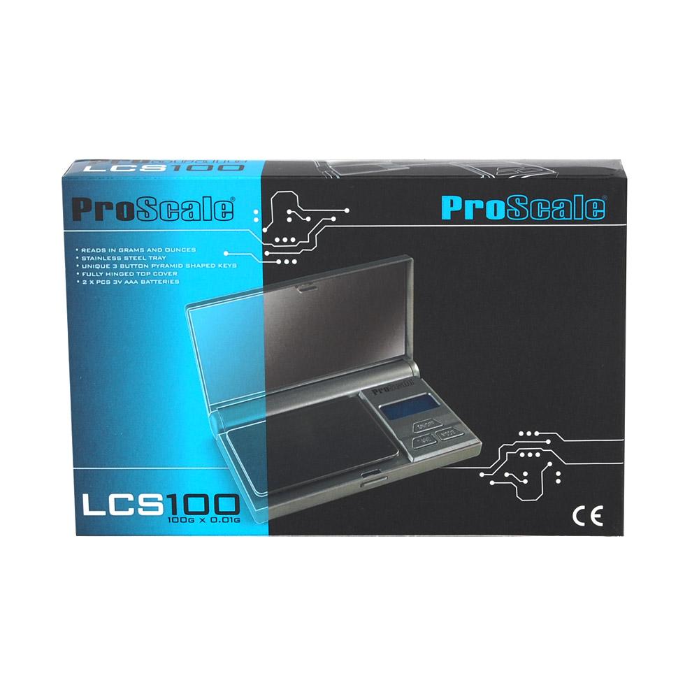 PRO SCALE | LCS100 Digital Scale | 100g Capacity - 0.01g Readability - 5