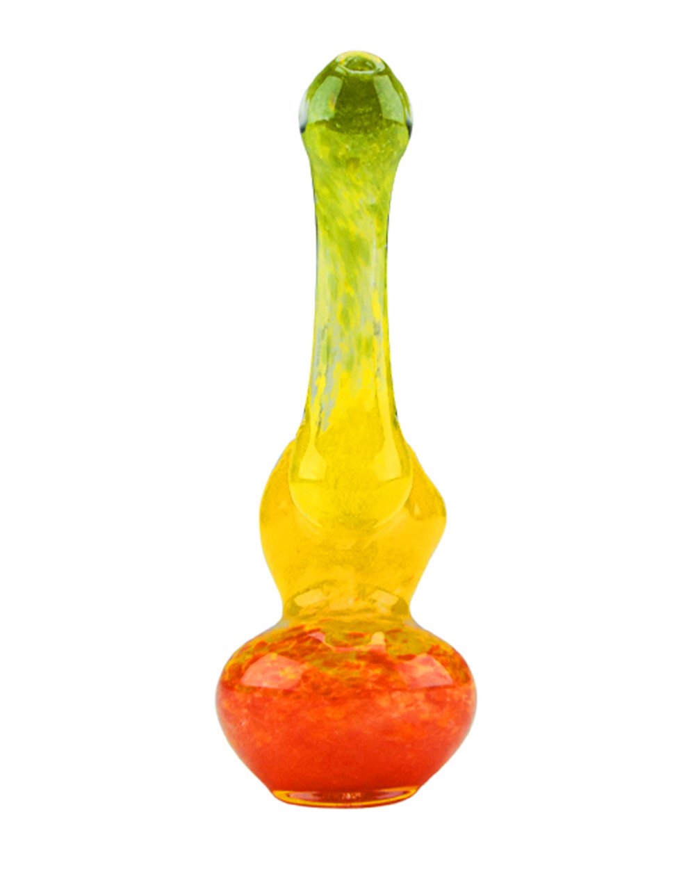 Frit Bubbler | 4.5in Tall - Glass - Rasta - 3