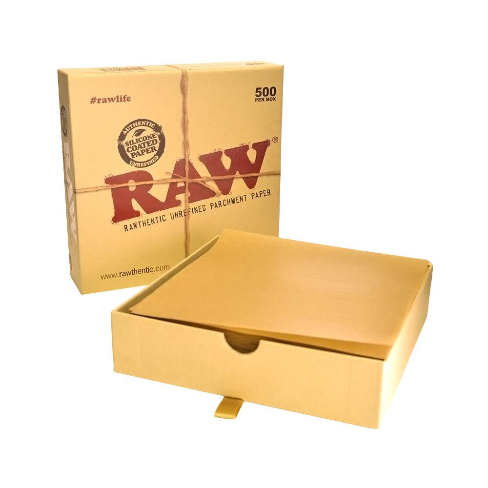 RAW | Parchment Squares | 5in x 5in - Natural - 500 Count - 1