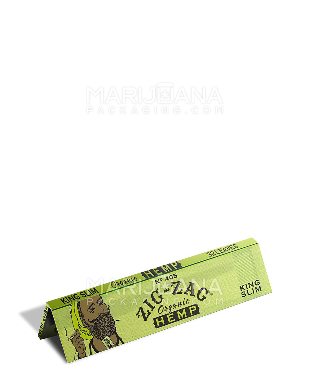 ZIG ZAG | 'Retail Display' Organic Hemp King Slim Rolling Papers | 108mm - Hemp Paper - 24 Count - 2