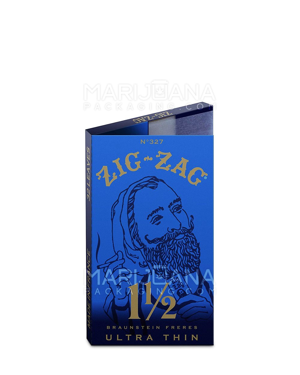 ZIG ZAG | 'Retail Display' Ultra Thin 1 1/2 Size Rolling Papers | 78mm - White Paper - 24 Count - 3