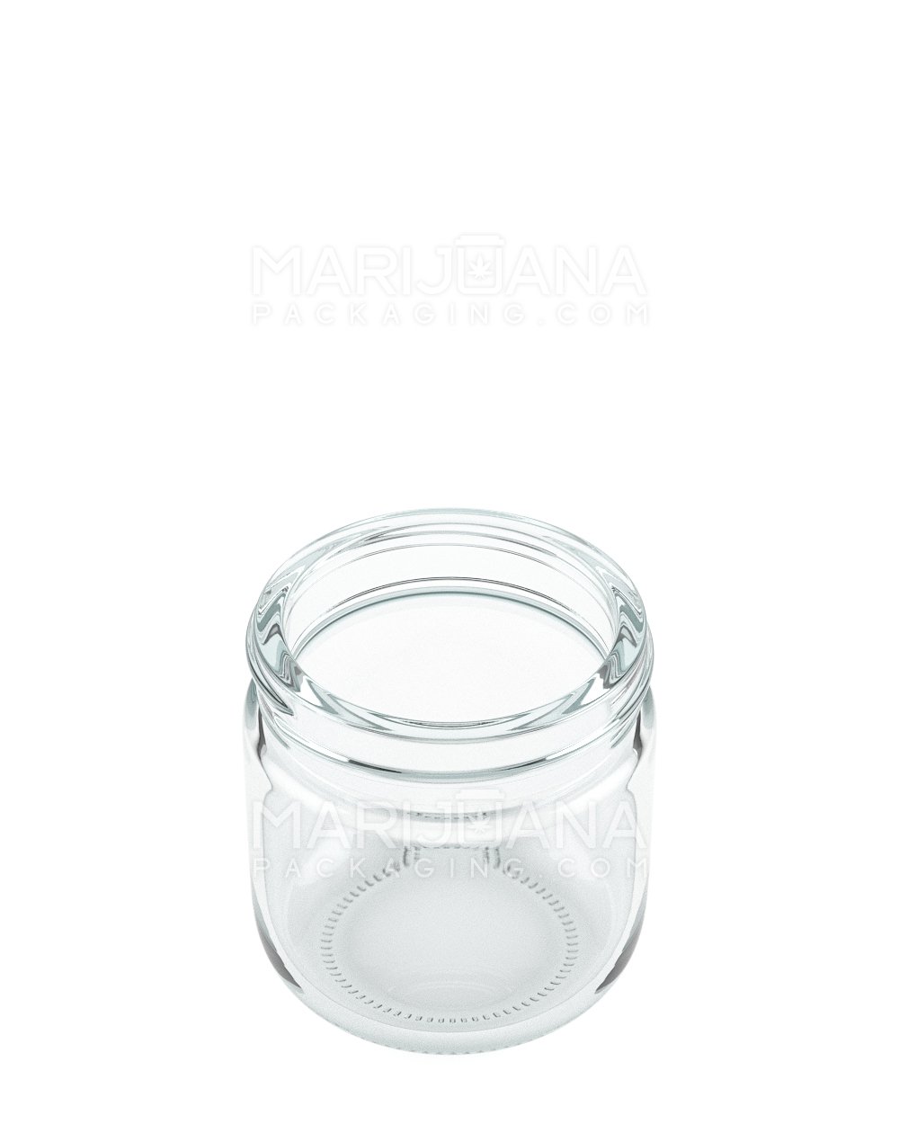 Rounded Base Clear Glass Jars | 53mm - 2.5oz - 32 Count - 2