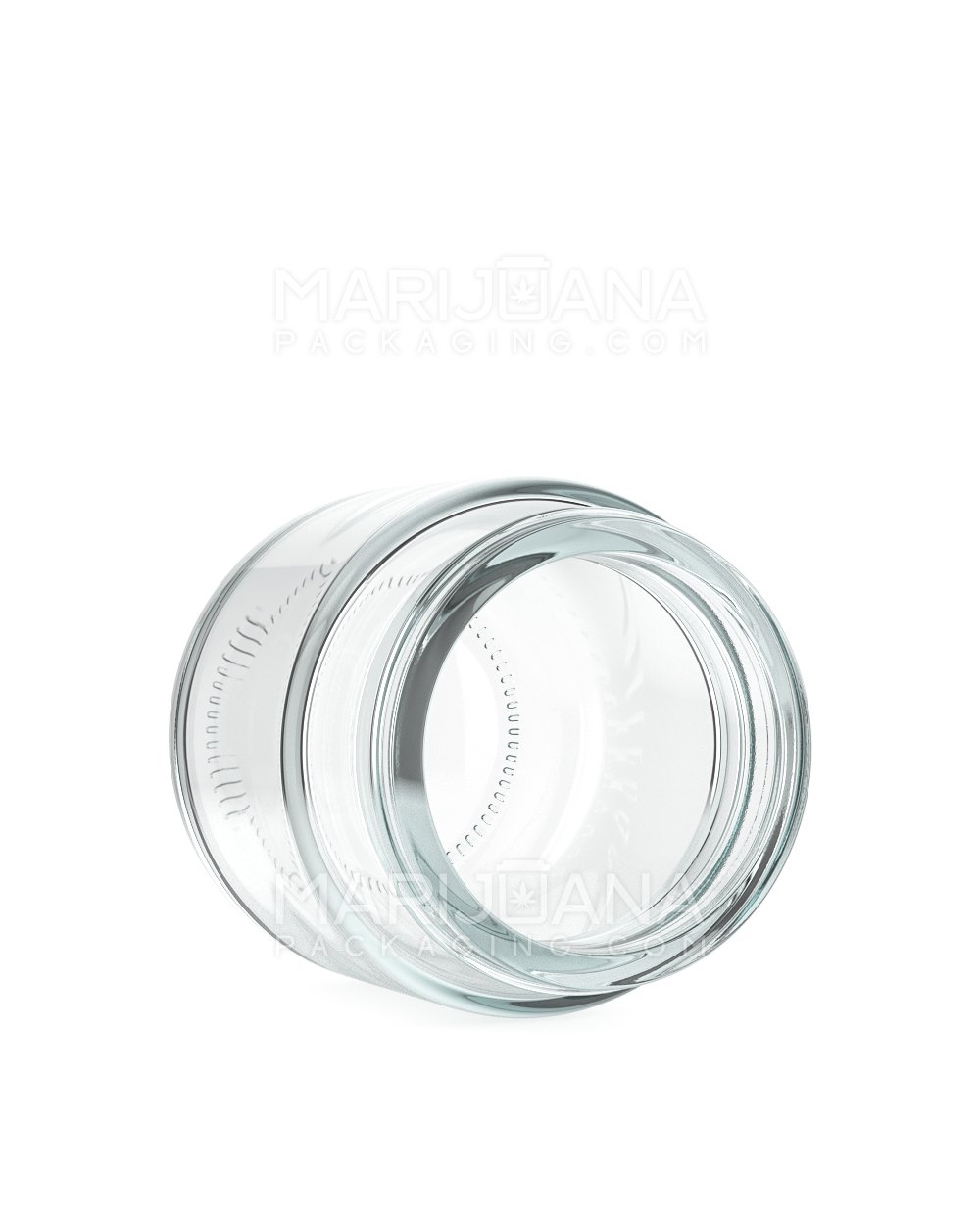 Rounded Base Clear Glass Jars | 53mm - 3.75oz - 32 Count - 3
