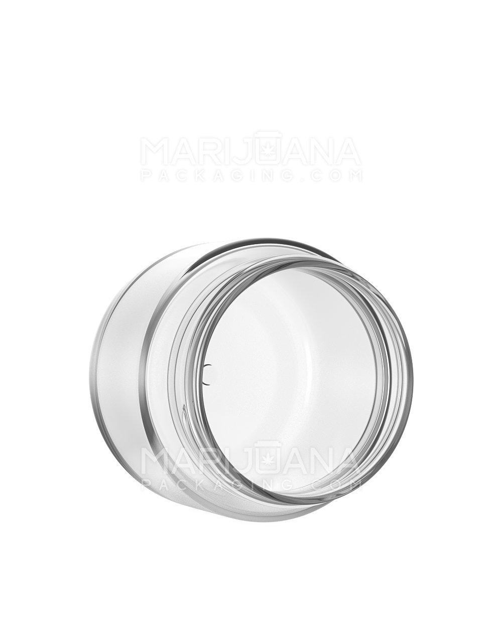 Rounded Base Clear Plastic Jars | 53mm - 3.75oz - 600 Count - 3