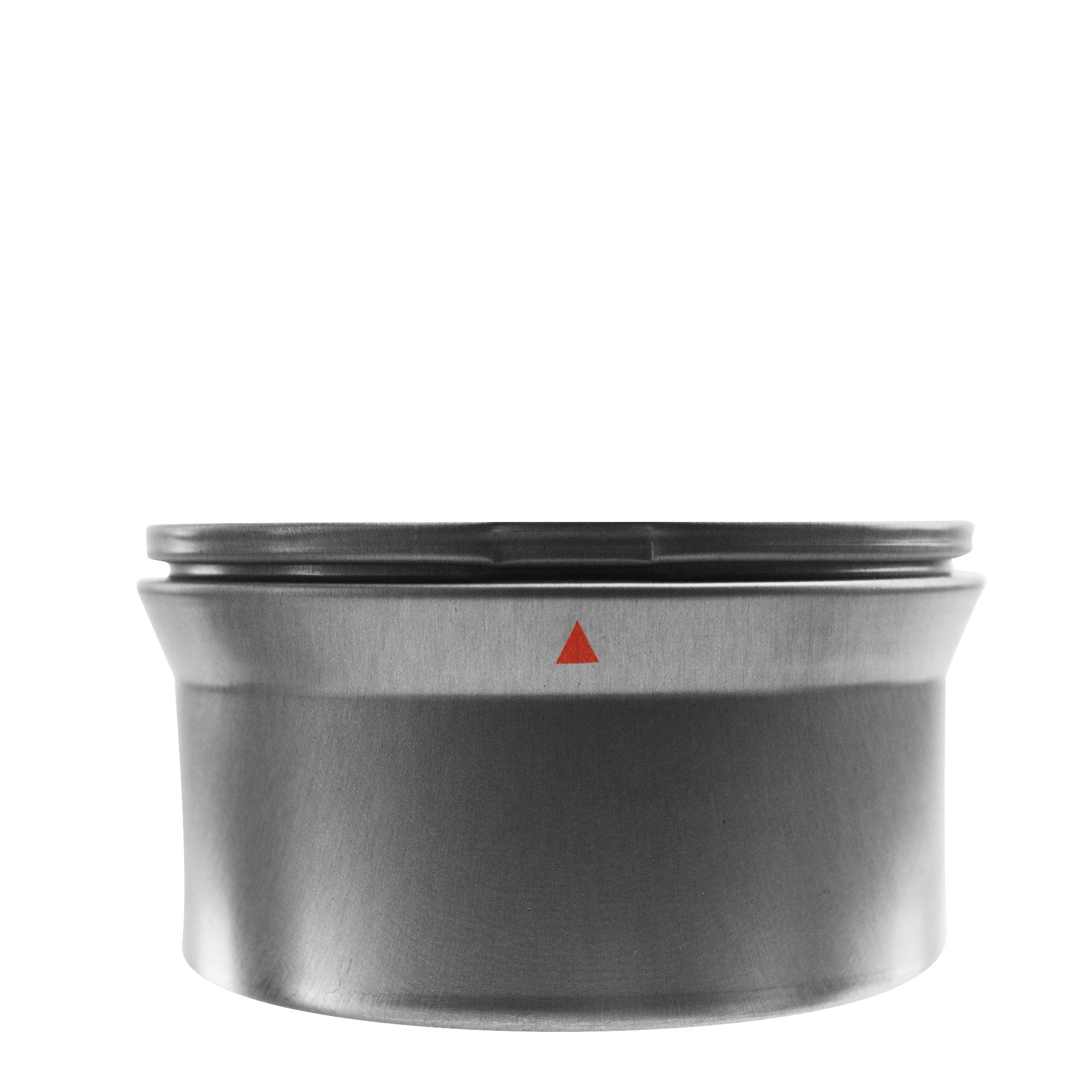 Sample Child Resistant | Safely Lock Sentinel Tin with Cap | Small and Medium - Brushed Metal - 7