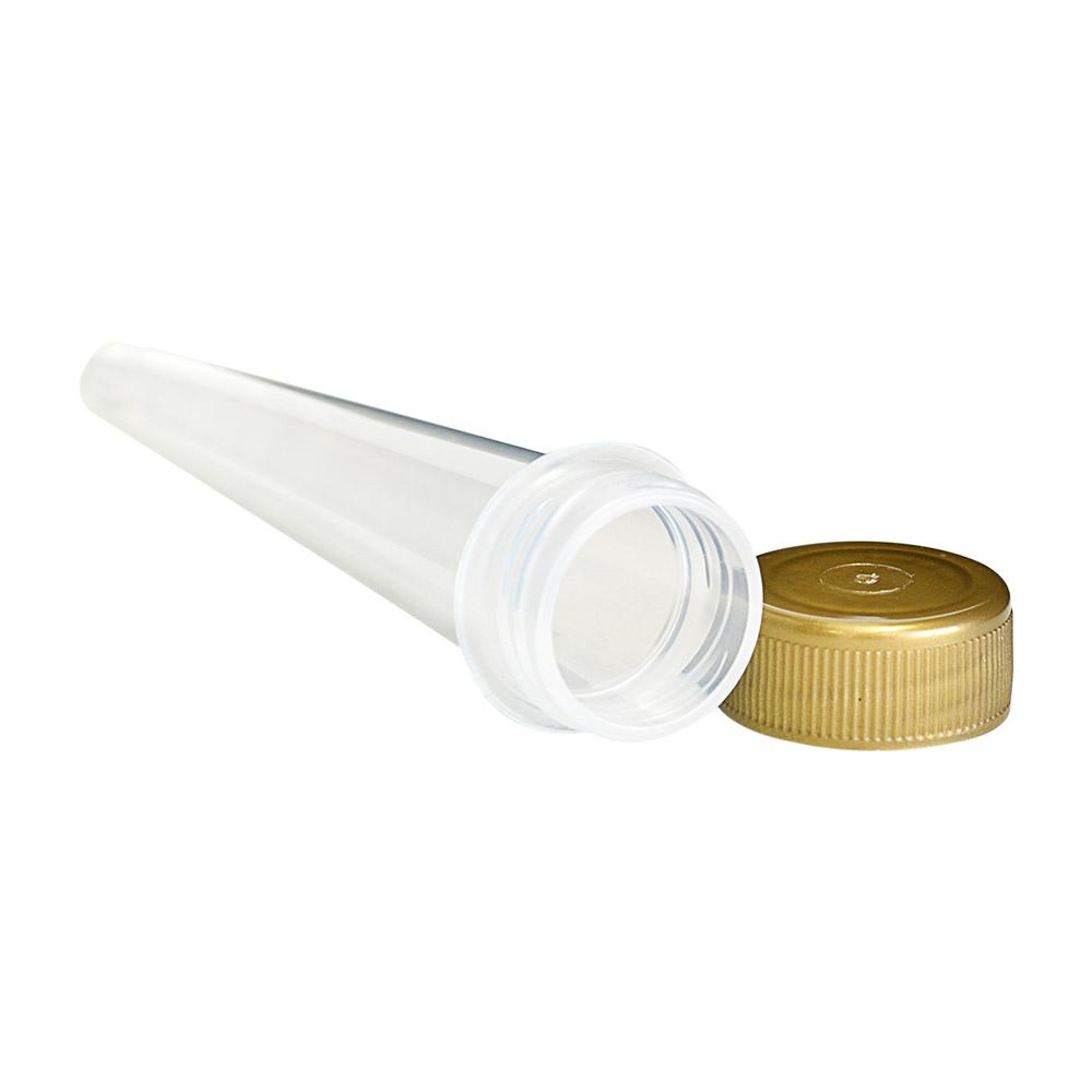 Screw Top Conical Joint Tube - Clear - 102mm - 1000 Count - 4