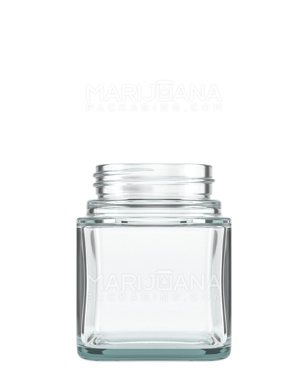 Square Clear Glass Jars | 46mm - 3oz - 80 Count - 1