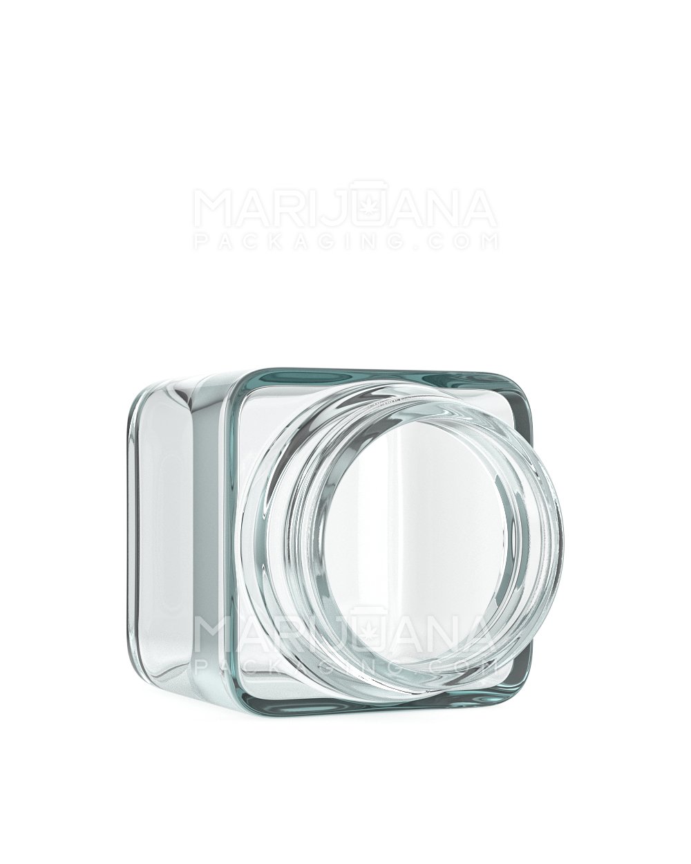Square Clear Glass Jars | 46mm - 3oz - 80 Count - 4