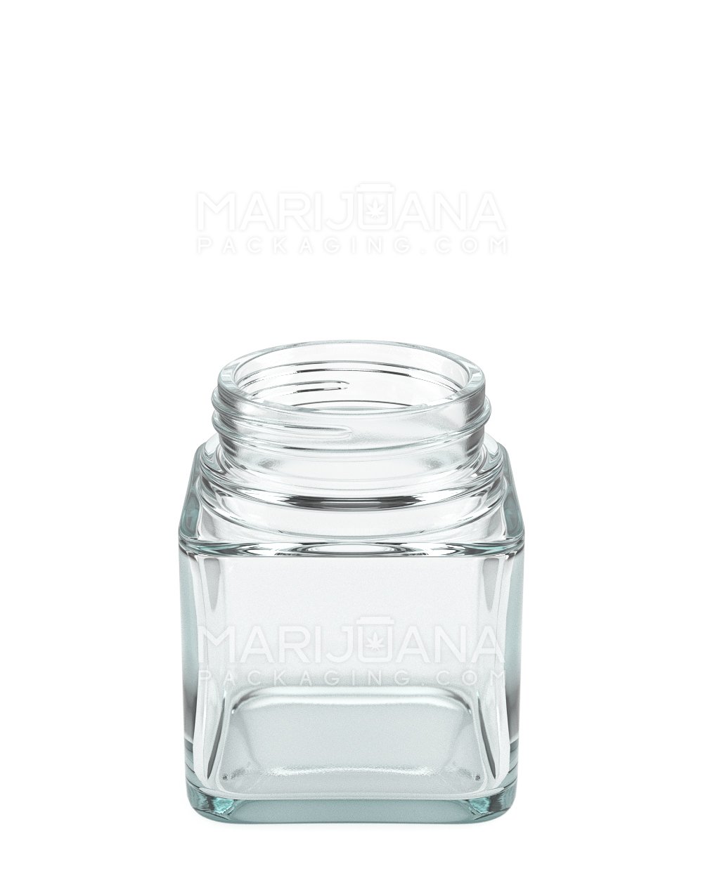 Square Clear Glass Jars | 46mm - 3oz - 80 Count - 2