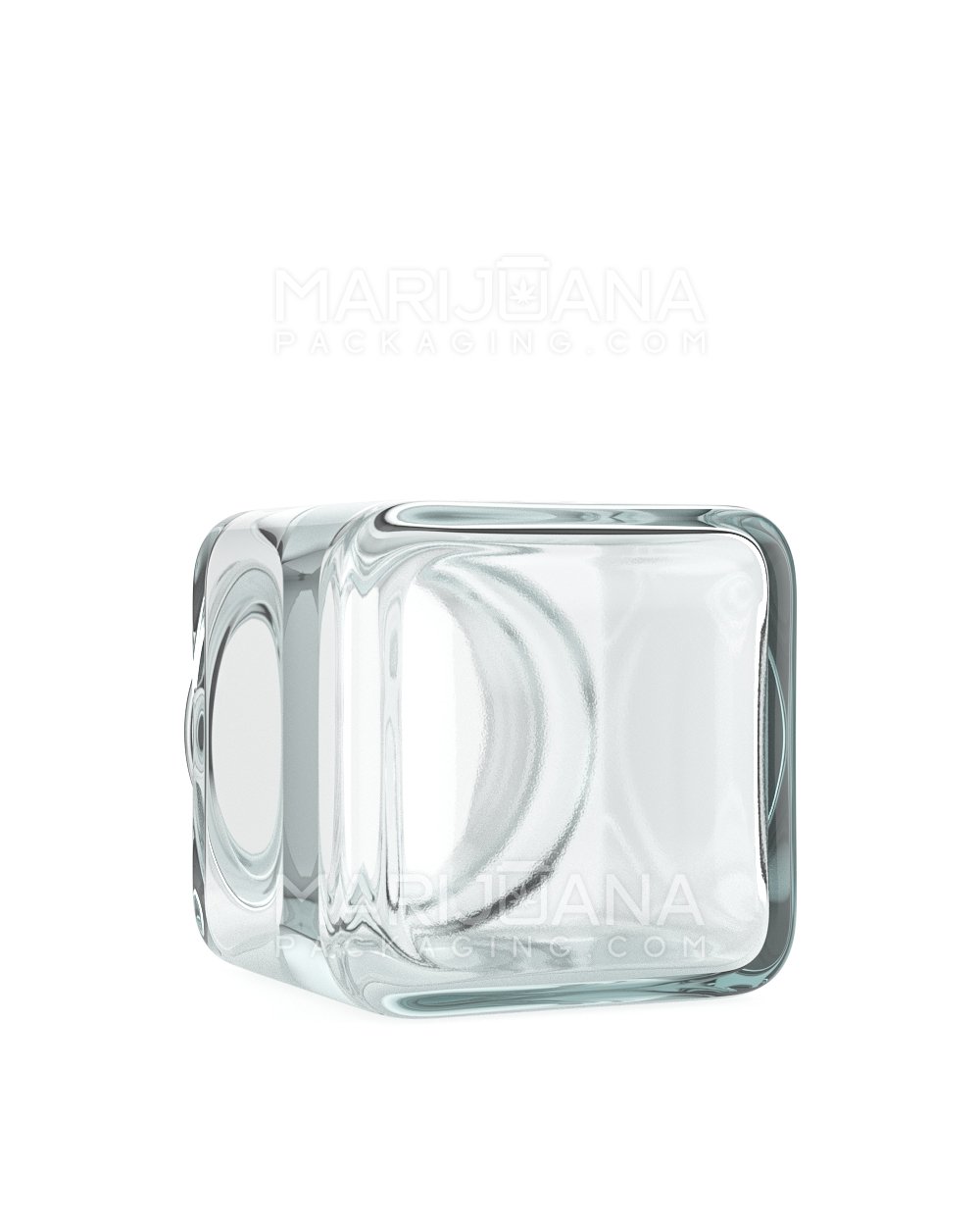8 Clear Glass Flip Top Square Jar by Park Lane