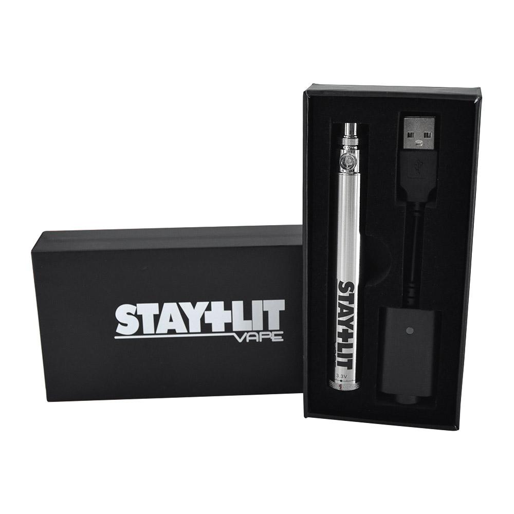 STAYLIT | Adjustable Twist Battery 900mah - Silver - 6