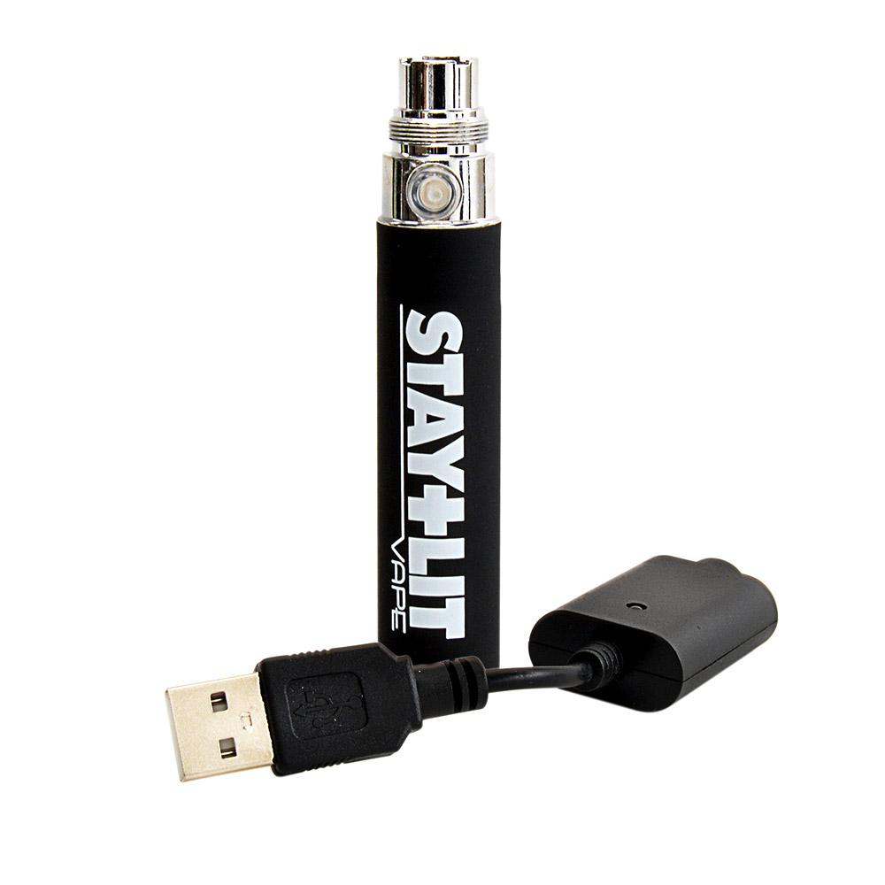 STAYLIT | Battery w/ USB Charger 650mah - Black - 5