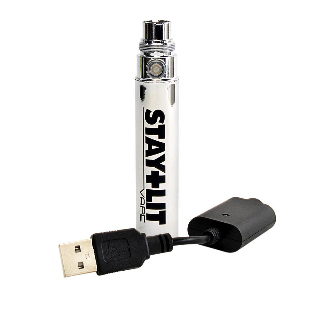 STAYLIT | Battery w/ USB Charger 650mah - Chrome - 5