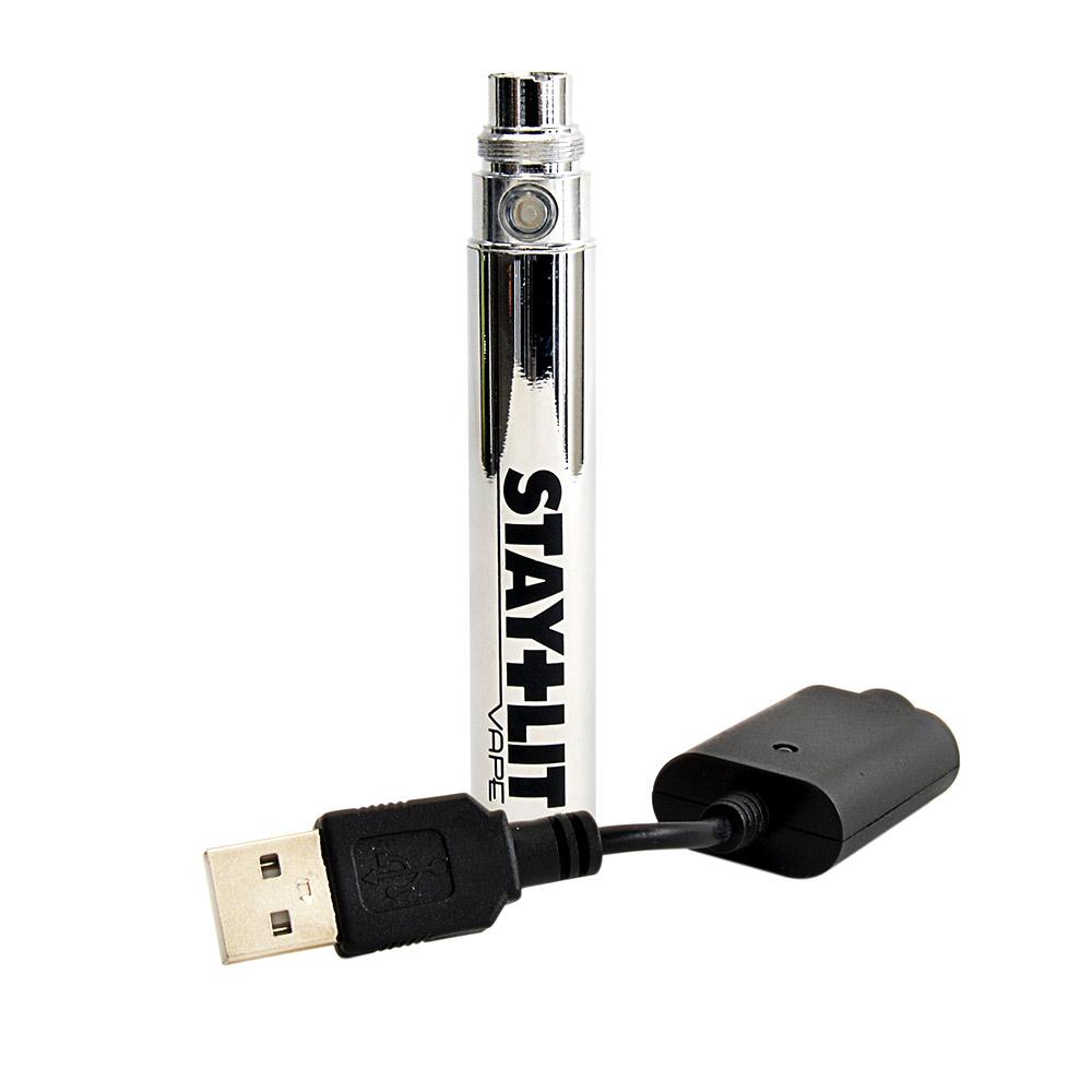 STAYLIT | Battery w/ USB Charger 900mah - Chrome - 5