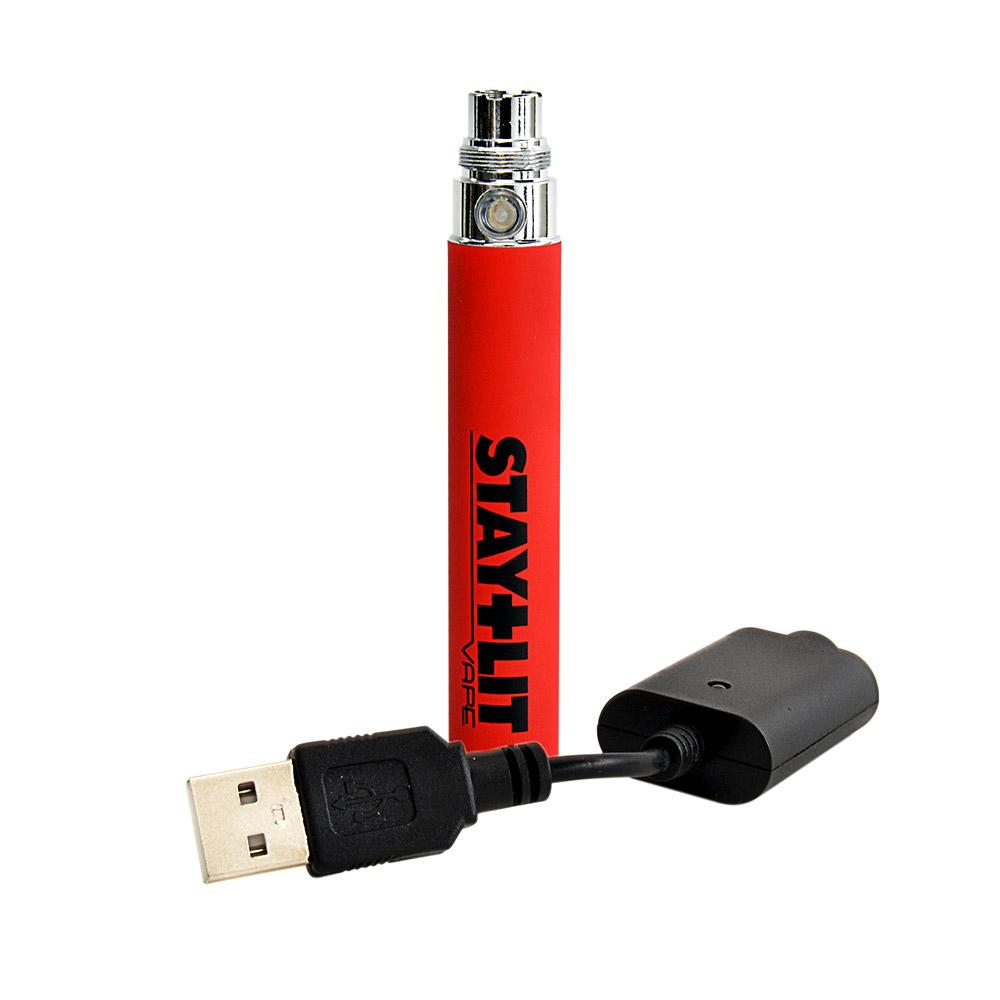 STAYLIT | Battery w/ USB Charger 900mah - Red - 5