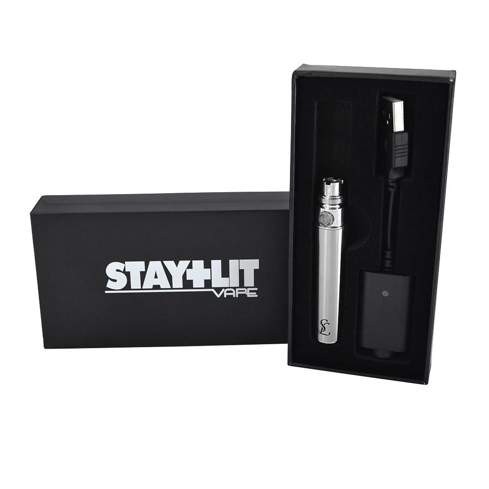 STAYLIT | V2 Adjustable Click Battery 650mah - Silver - 5