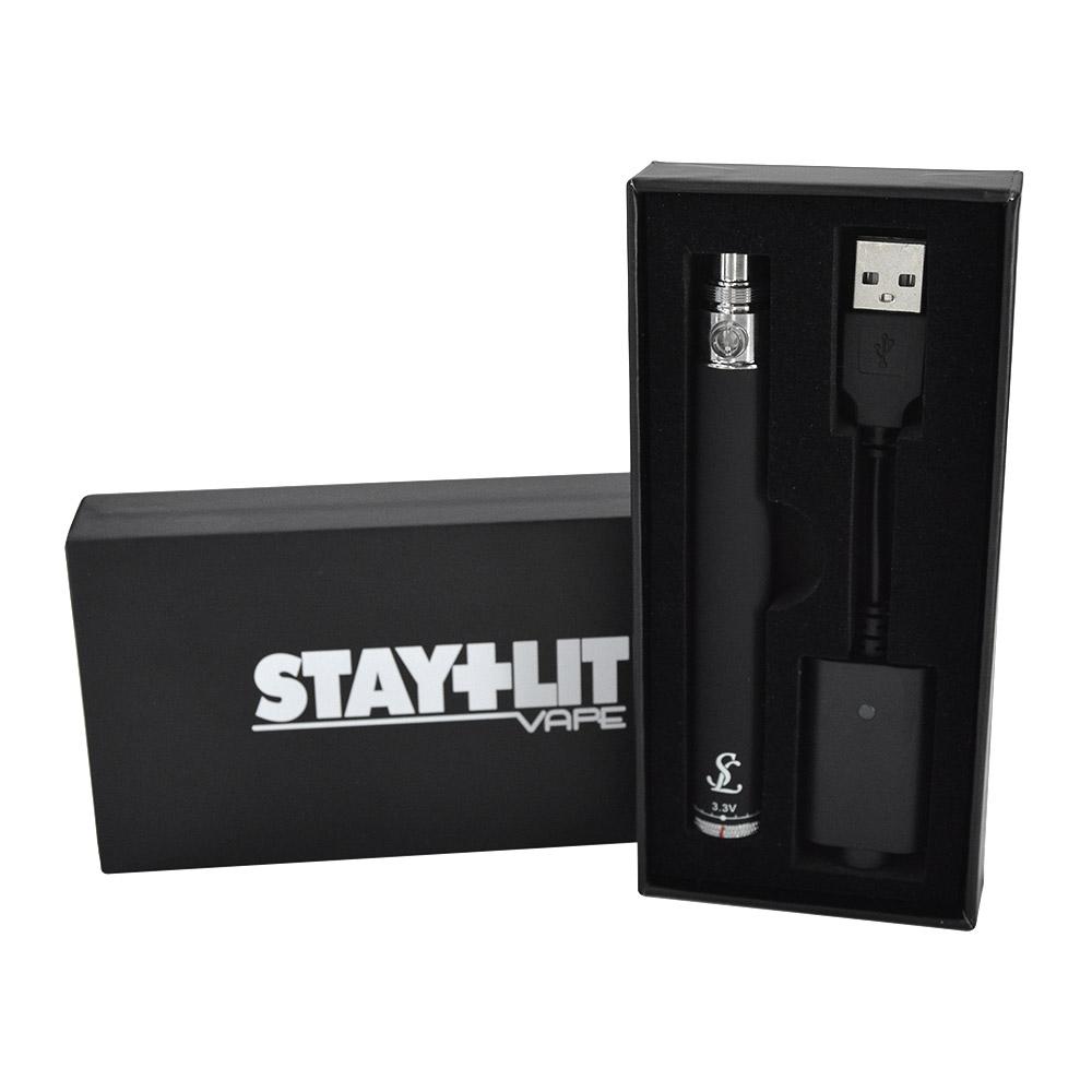 STAYLIT | V2 Adjustable Twist Battery 900mah - Black - 5