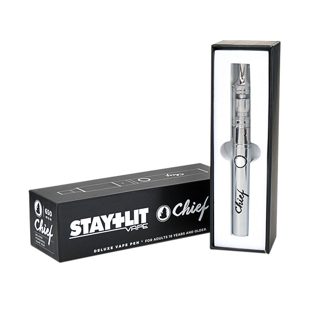 STAYLIT | Chief Vaporizer Pen Kit Chrome - 8