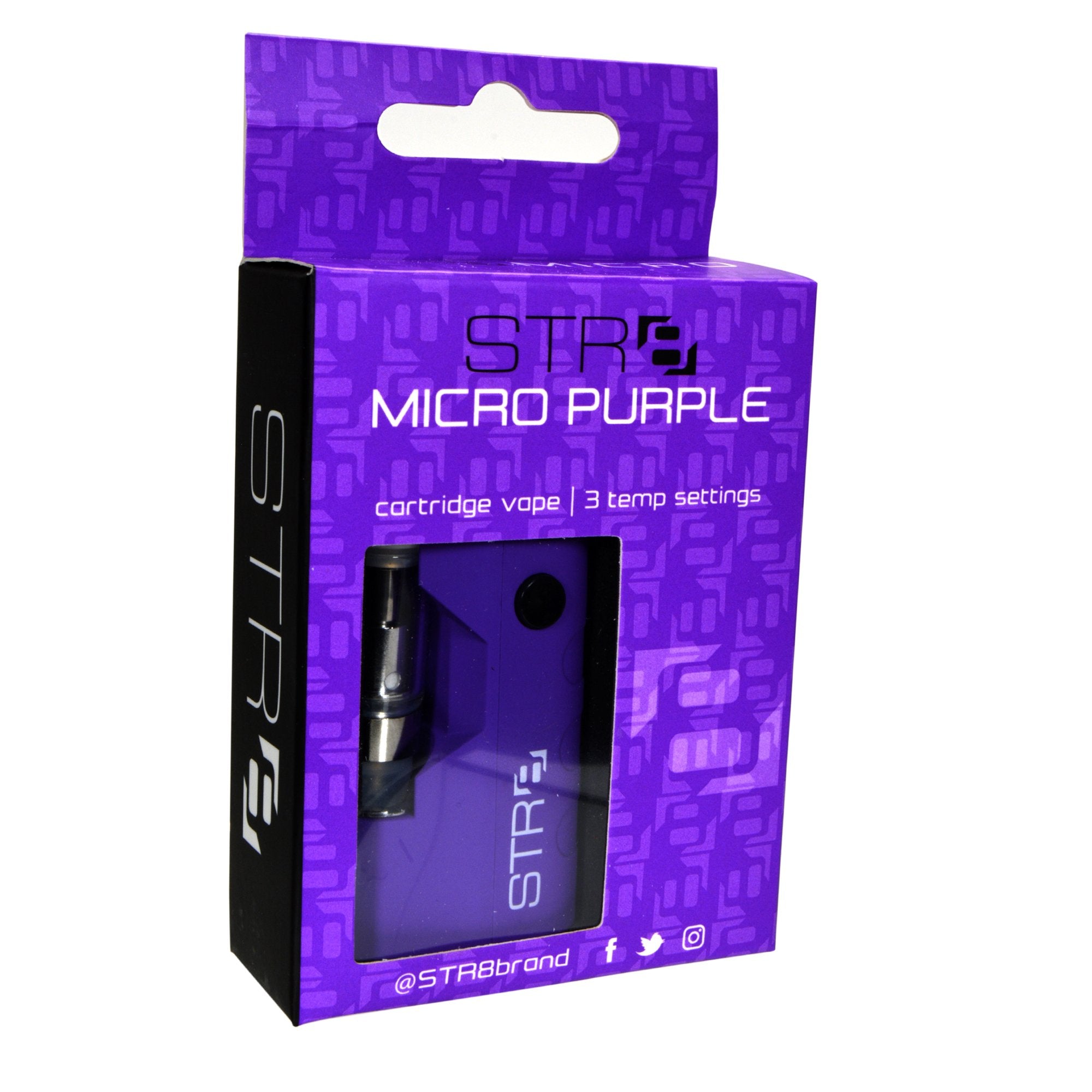 STR8 | 'Retail Display' Micro Vape Batteries | 500 mAh - Purple - 12 Count - 5