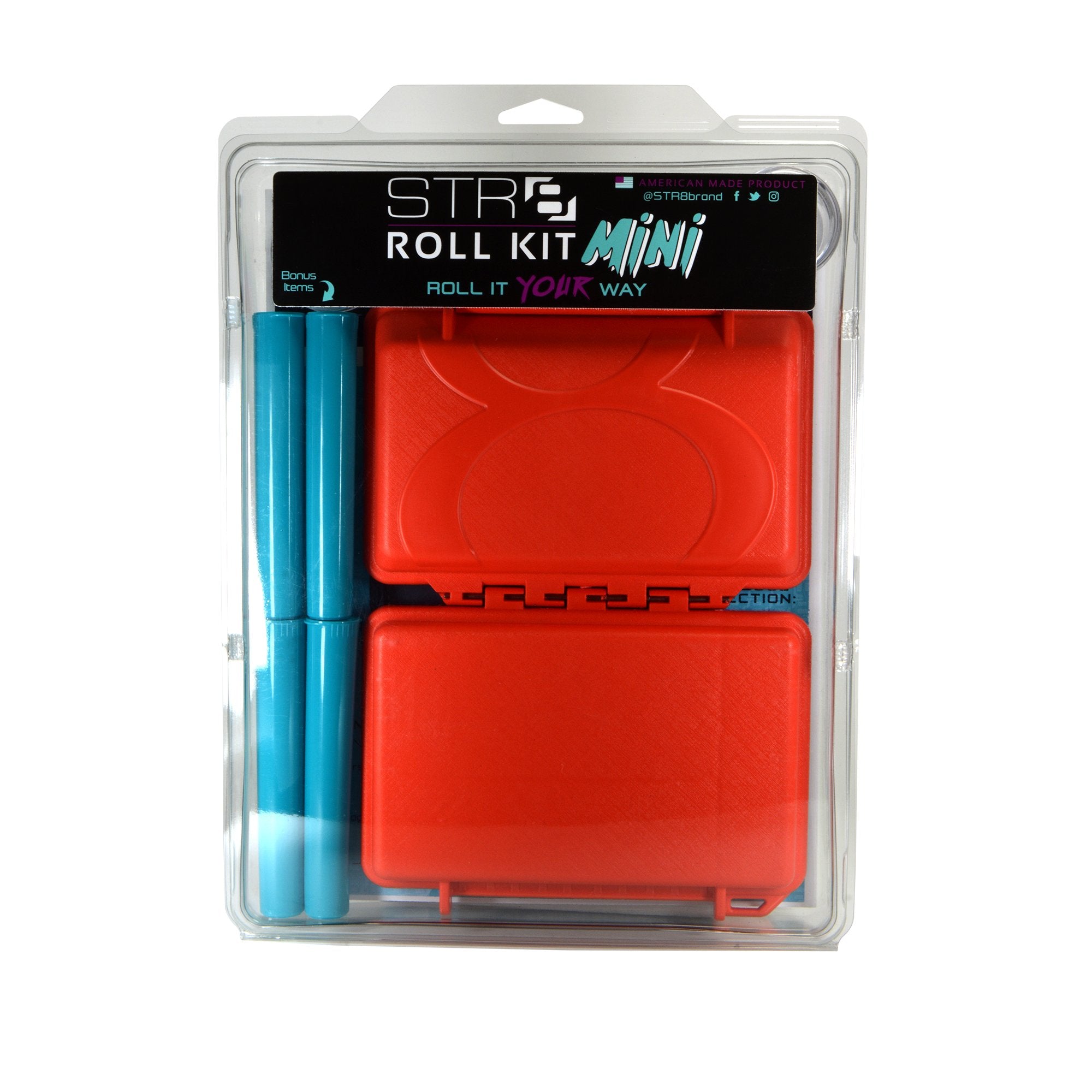 STR8 | Mini Essentials Roll Kit Case - Red - 4