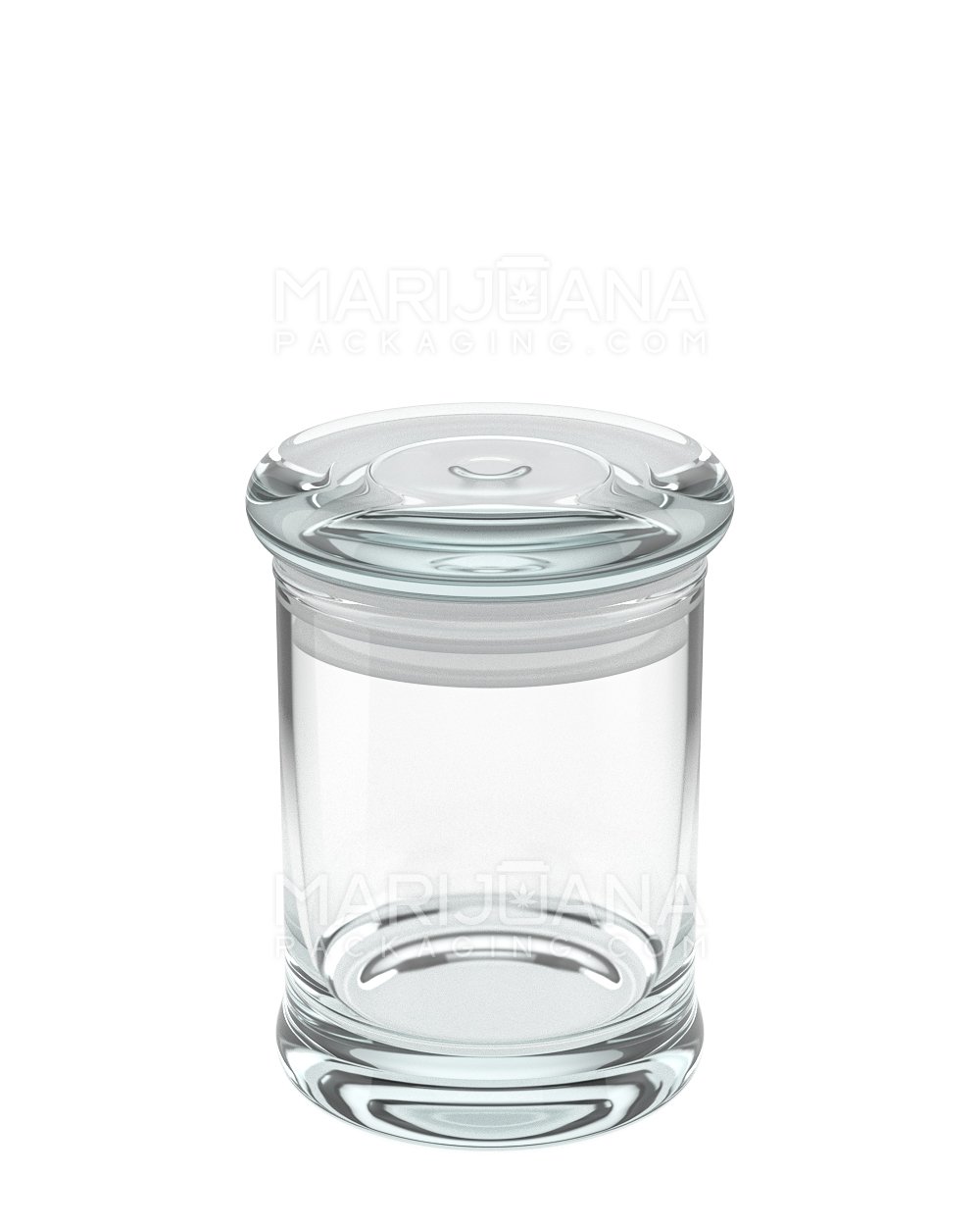 Straight Sided Clear Glass Jar with Lid | 2oz - Clear Glass - 64 Count - 6