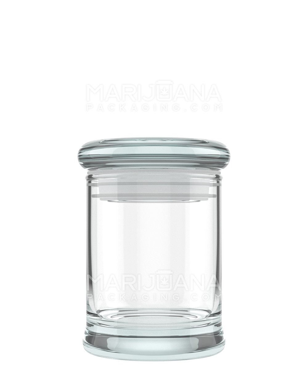 Straight Sided Clear Glass Jar with Lid | 2oz - Clear Glass - 64 Count - 1