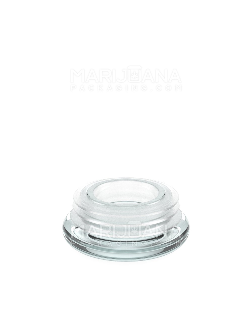 Straight Sided Clear Glass Jar with Lid | 2oz - Clear Glass - 64 Count - 10