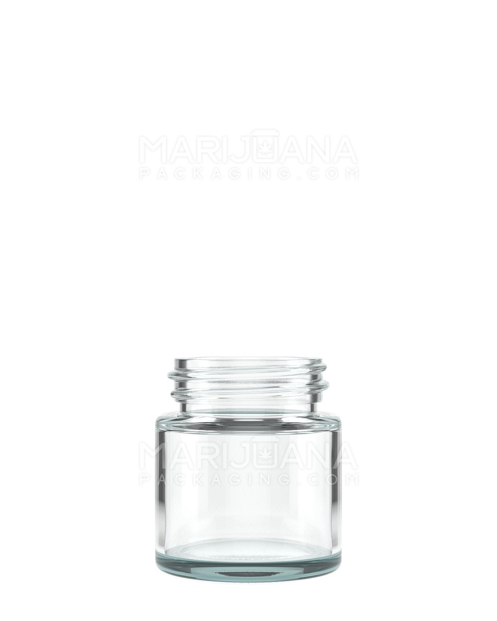 6 Ounce Clear Glass Jars with Straight Sides 50/400 Thread