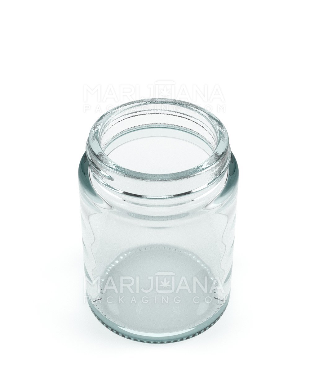 4oz Straight Sided Clear Glass Jars with 50/400 Thread